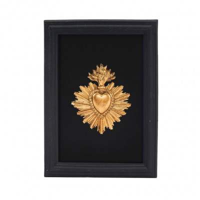 Cadre ex-voto amour doré...