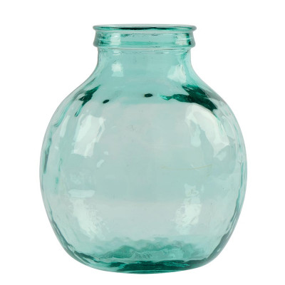 Vase boule en verre recyclé...
