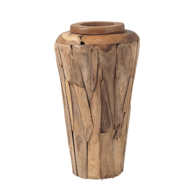 Jarre en teck recyclé