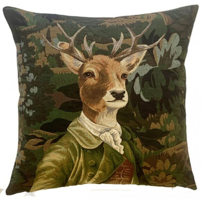Coussin en Jacquard Cerf...
