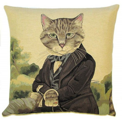 Coussin en Jacquard Chat...
