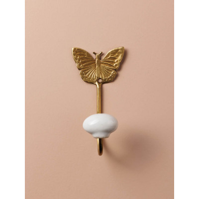 Crochet Blanc Papillon