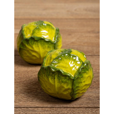 Salière-Poivrière Choux verts