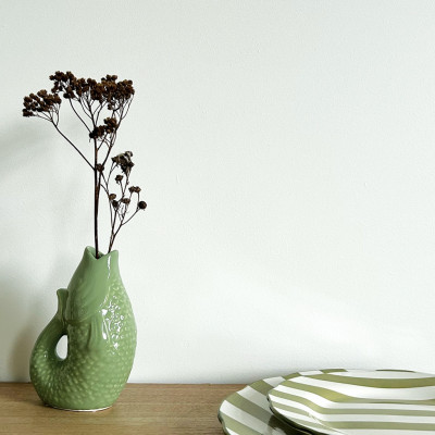 Vase poisson pm Matcha L8,2...