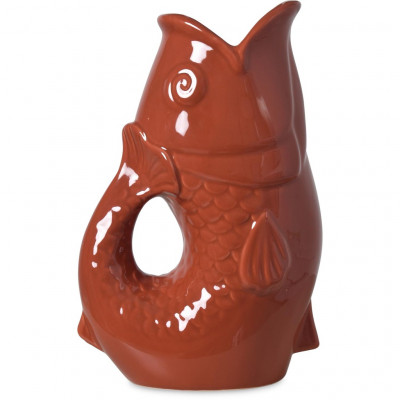 Vase poisson terracotta