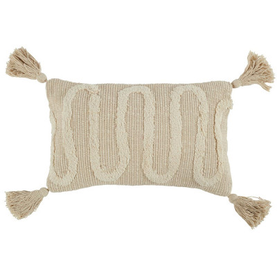 Coussin coton écru 50*30