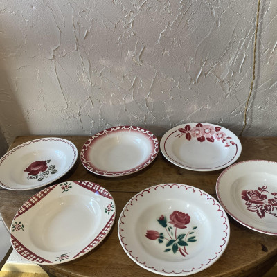 lot de 6 assiettes creuses...