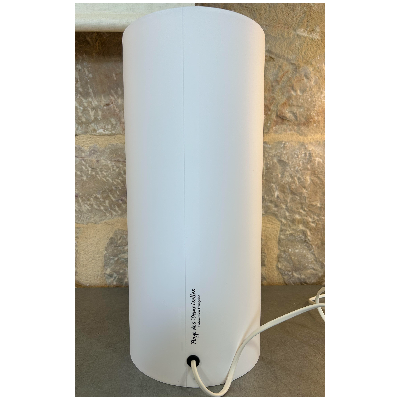 Grande lampe ovale à étiquette de vin de Bourgogne, 80 cm
