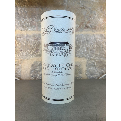 Lampe à poser 29 cm à l'étiquette Volnay Premier Cru Clos des 60 Ouvrées, Domaine de la Pousse d'Or