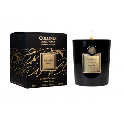 Bougie parfumée 360g CEDRE