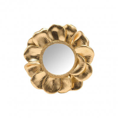 Miroir pivoine doré L16,2...
