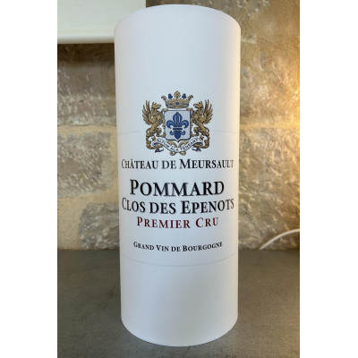 Lampe à poser 39 cm à l'étiquette Pommard Premier Cru Clos des Épenots, Château de Meursault
